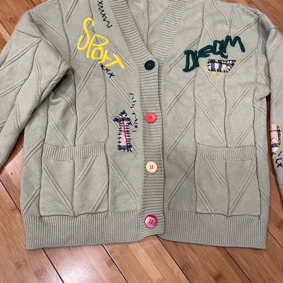 Ebossy collection wome ….Embroidered Button-Up Cardigan - Picture 2 of 9